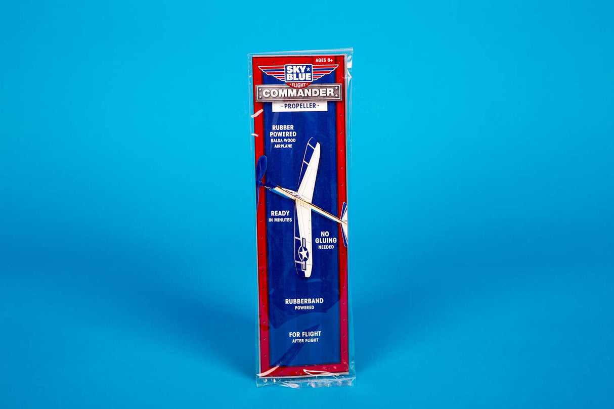 Commander (12" Balsa, Rubberband Powered)