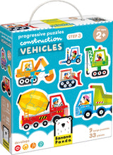 Progressive Puzzles Construction Vehicles