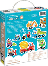 Progressive Puzzles Construction Vehicles