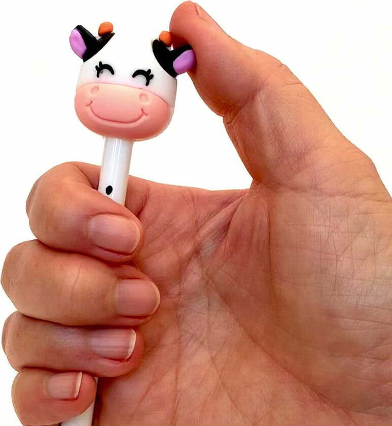 Cow Retractable Gel Pen 
