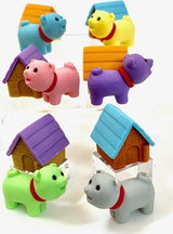 Dog & House Erasers