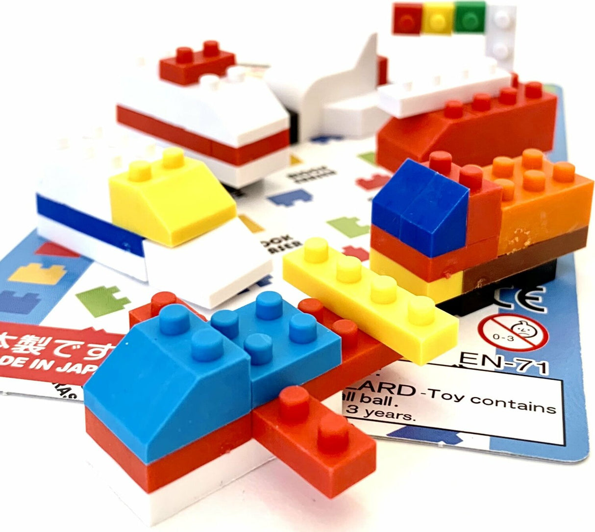 Iwako Block Vehicles Erasers Card-10