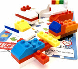 Iwako Block Vehicles Erasers Card-10