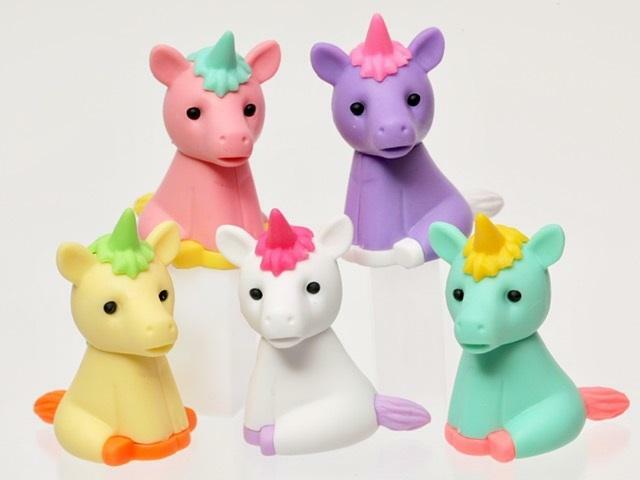 Iwako Unicorn 5 Colorz Erasers-12