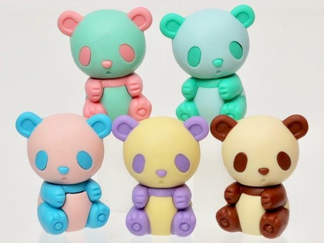 Iwako Panda 5 Colorz Erasers-12