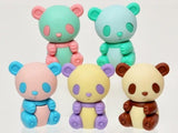 Iwako Panda 5 Colorz Erasers-12