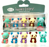 Iwako Panda 5 Colorz Erasers-12