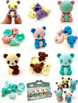 Iwako Panda 5 Colorz Erasers-12