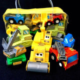 6 Construction Trucks In Bag-12