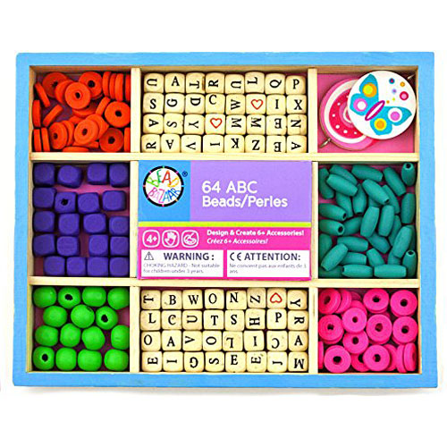 Bead Bazaar Wooden Alphabet Bead Craft Kit
