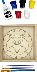 Paint and Stack Puzzlers - Lion