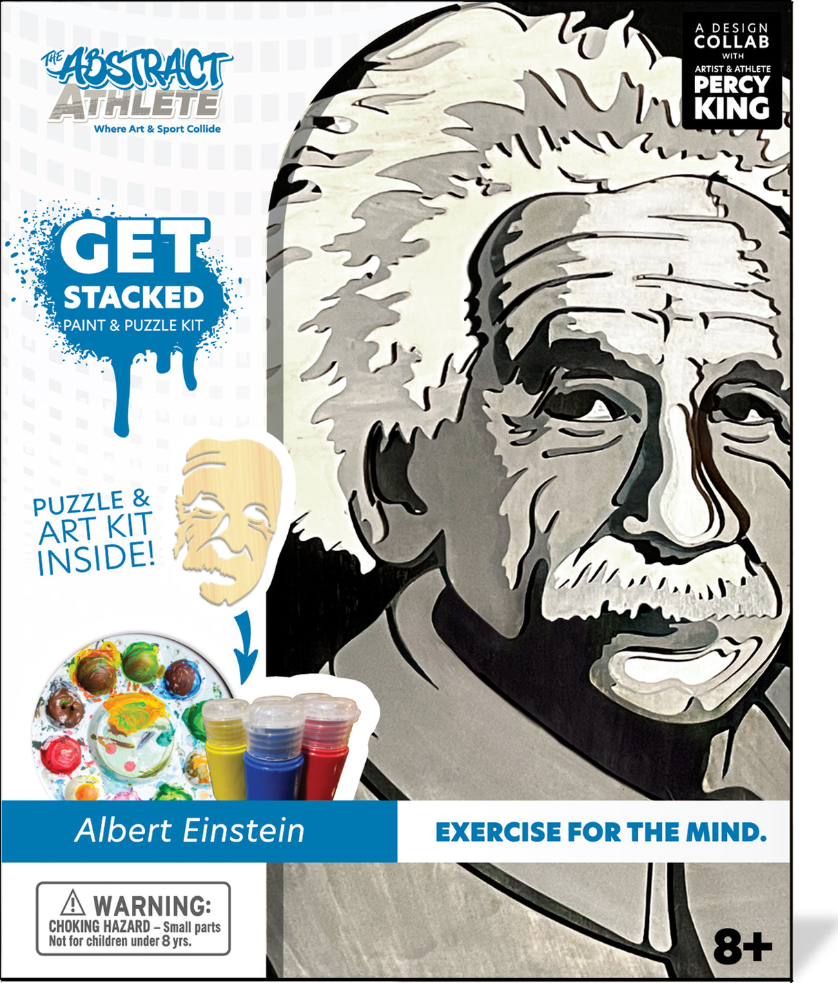 Get Stacked Paint and Puzzle Kit - Albert Einstein