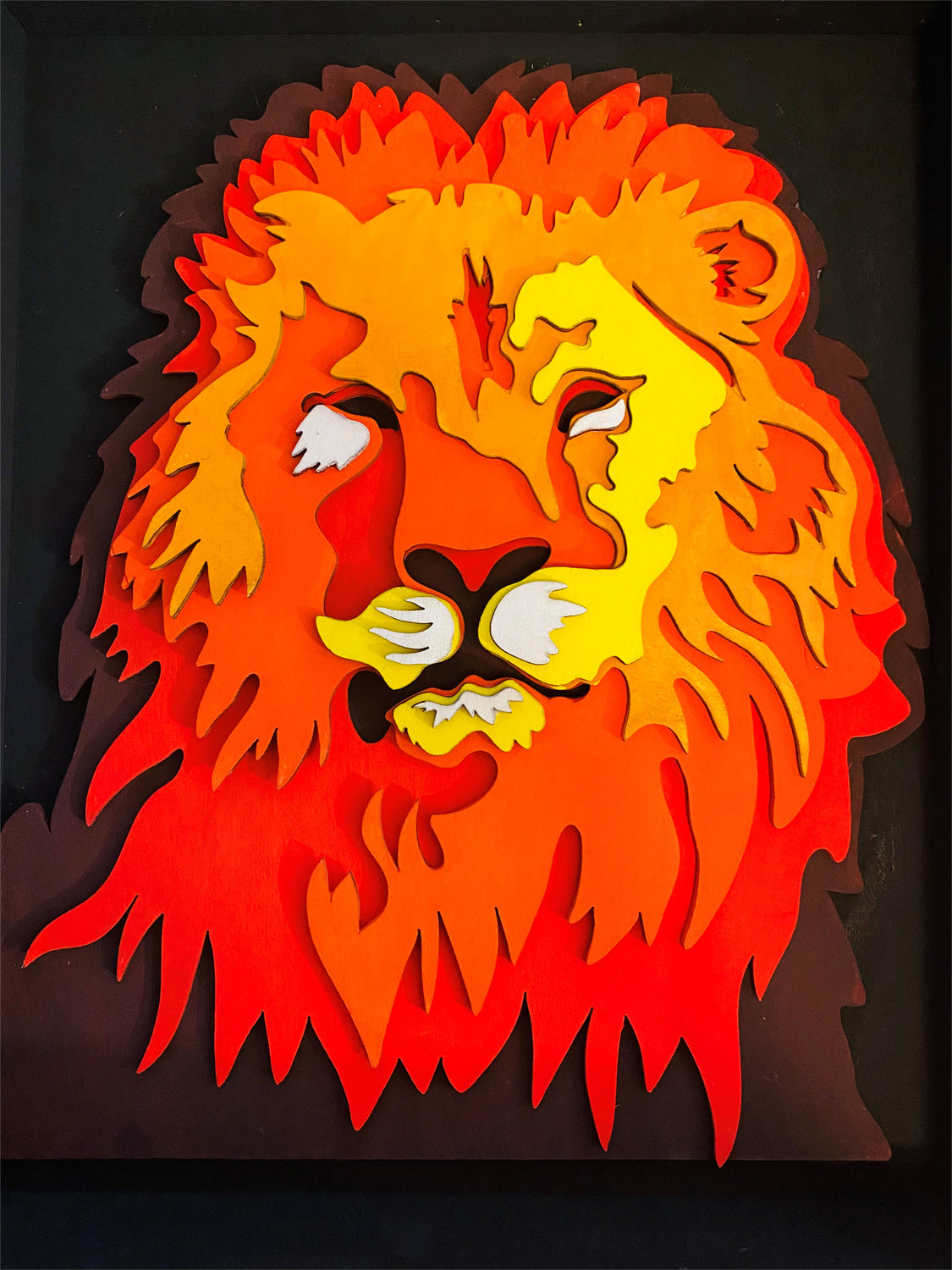 Get Stacked Paint and Puzzle Kit - The Mighty Lion