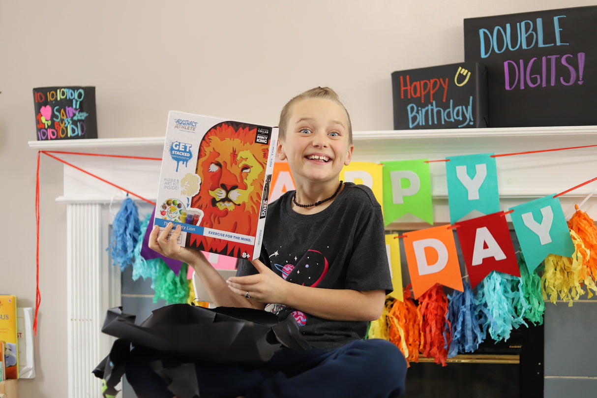 Get Stacked Paint and Puzzle Kit - The Mighty Lion