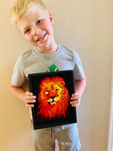 Get Stacked Paint and Puzzle Kit - The Mighty Lion