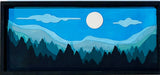Get Stacked Paint and Puzzle Kit - Mountain Forest Sunset