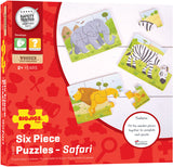 Safari - 6 Piece Puzzles