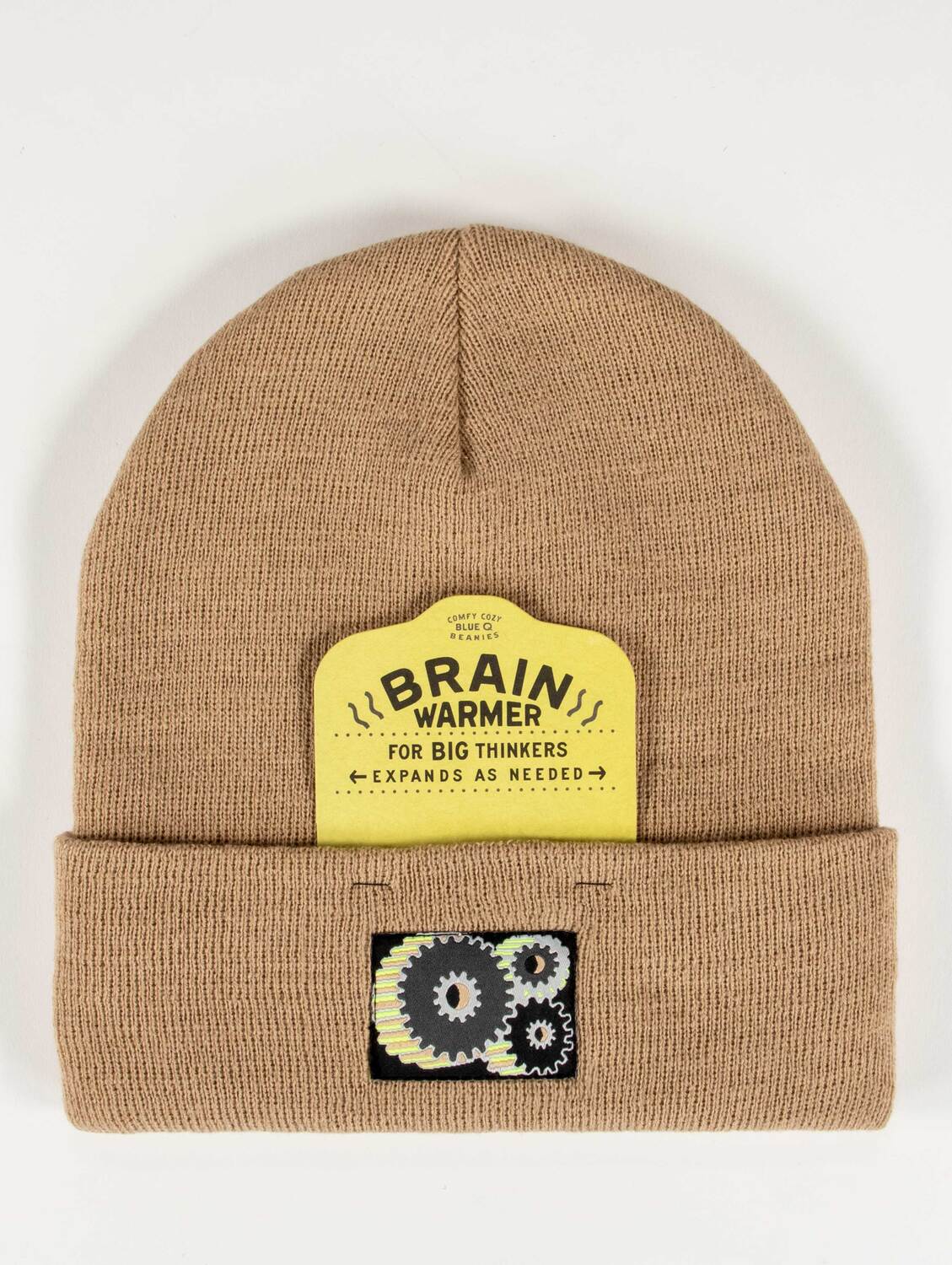 Brain Warmer For Big Thinkers. Expands As Needed. Beanie