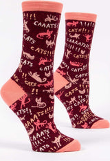Cats! Womens Crew Socks