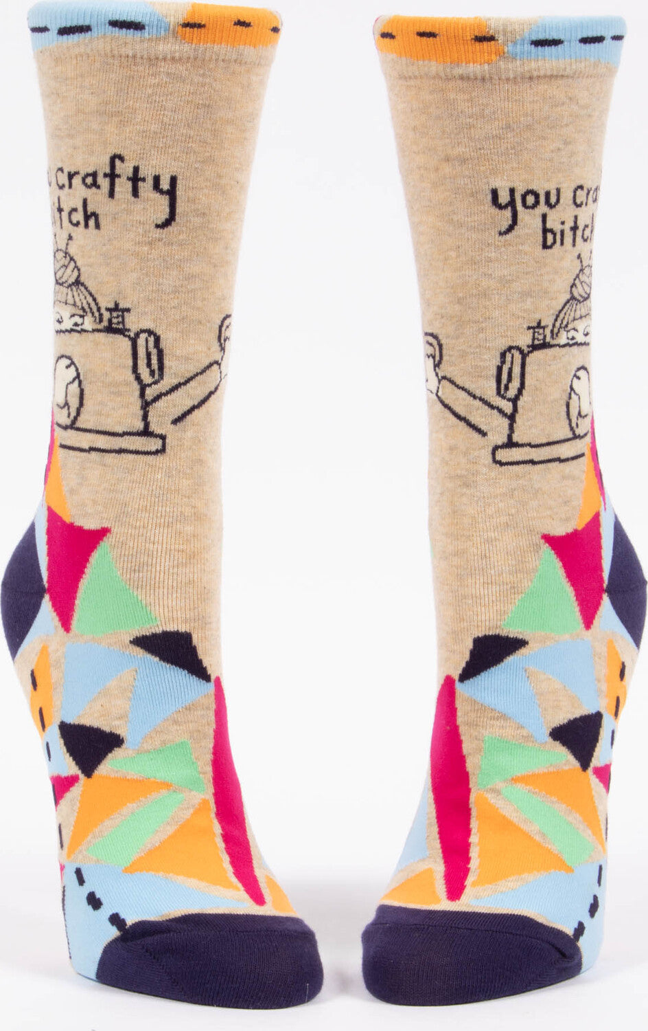 You Crafty B*tch Womens Crew Socks