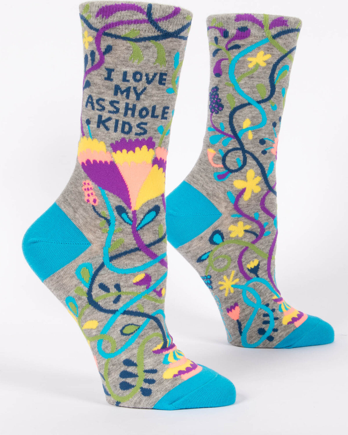 I Love My Asshole Kids Womens Crew Socks
