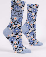 Bitch I AM Relaxed Womens Crew Socks