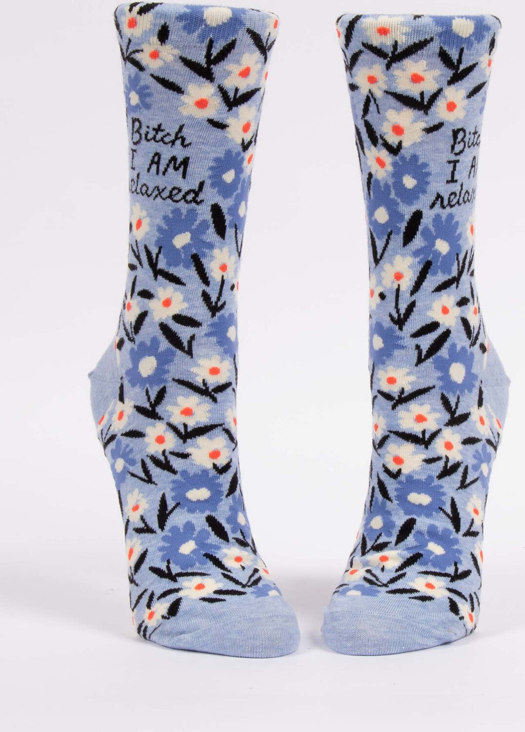 Bitch I AM Relaxed Womens Crew Socks
