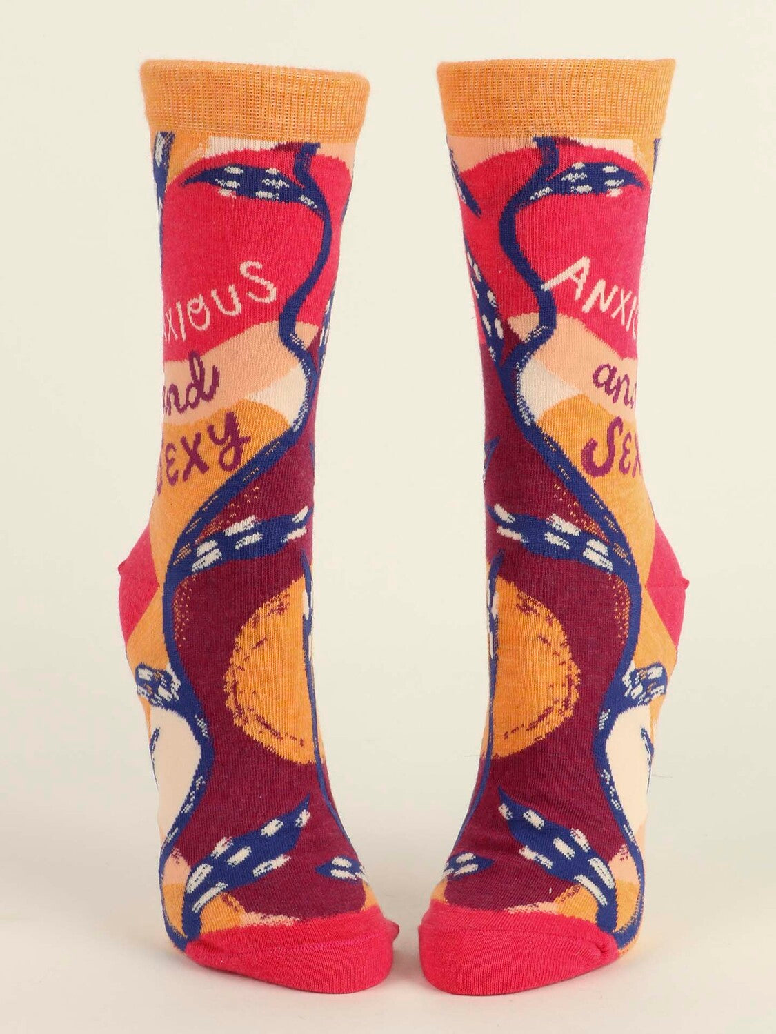 Anxious and Sexy Womens Crew Socks