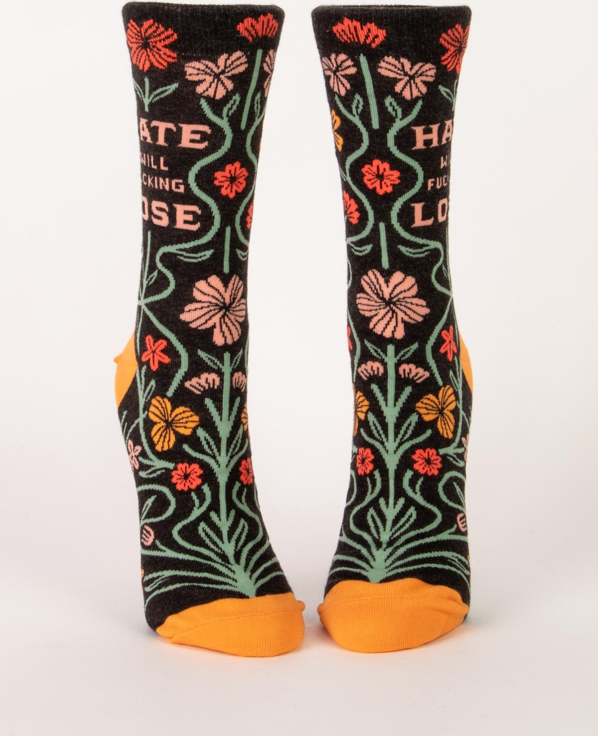 Hate Will Fucking Lose Womens Crew Socks
