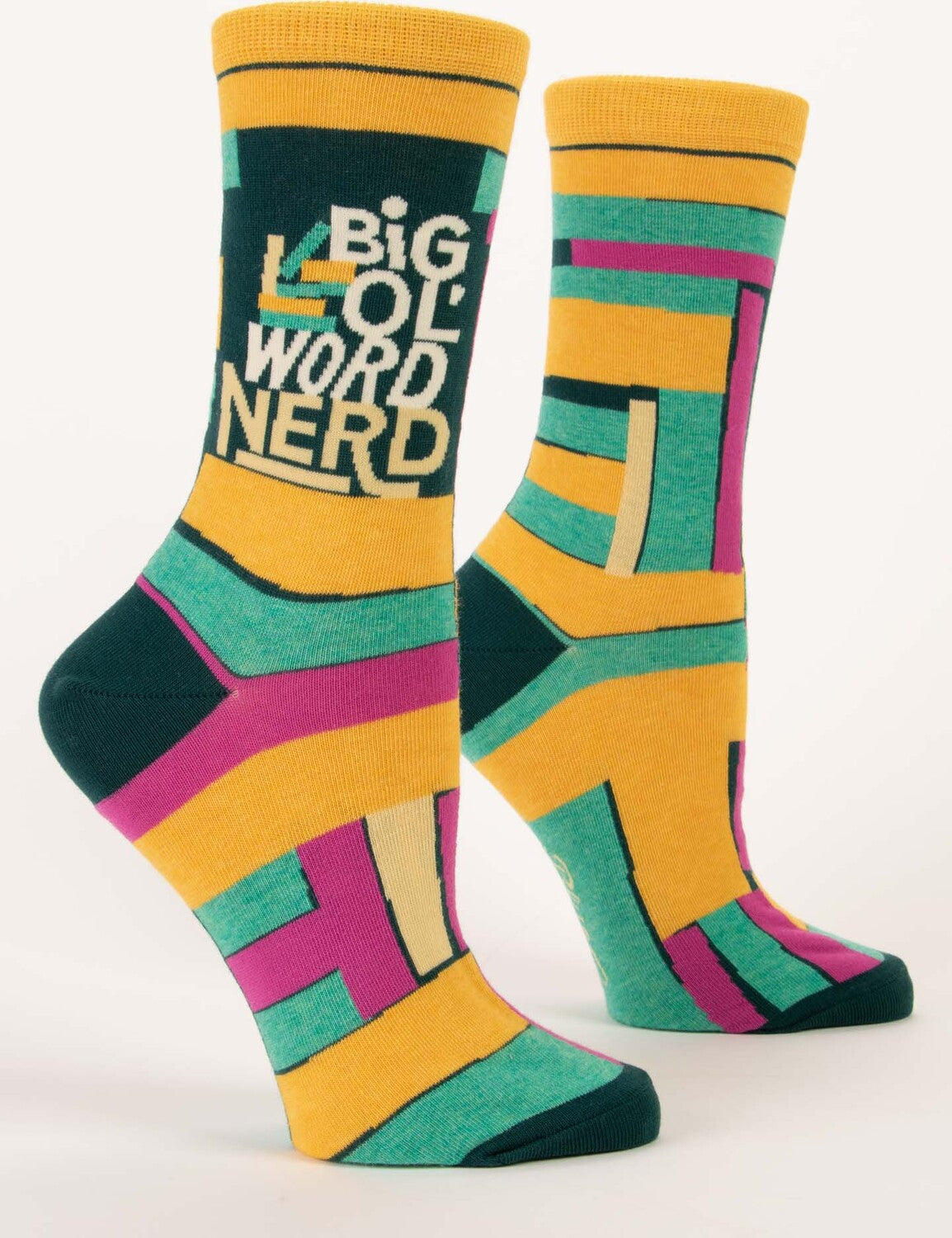 Big Ol' Word Nerd Womens Crew Socks