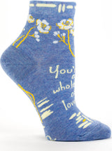 You're A Whole Lotta Lovely Womens Ankle Socks
