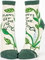 Plants Get Me Womens Ankle Socks