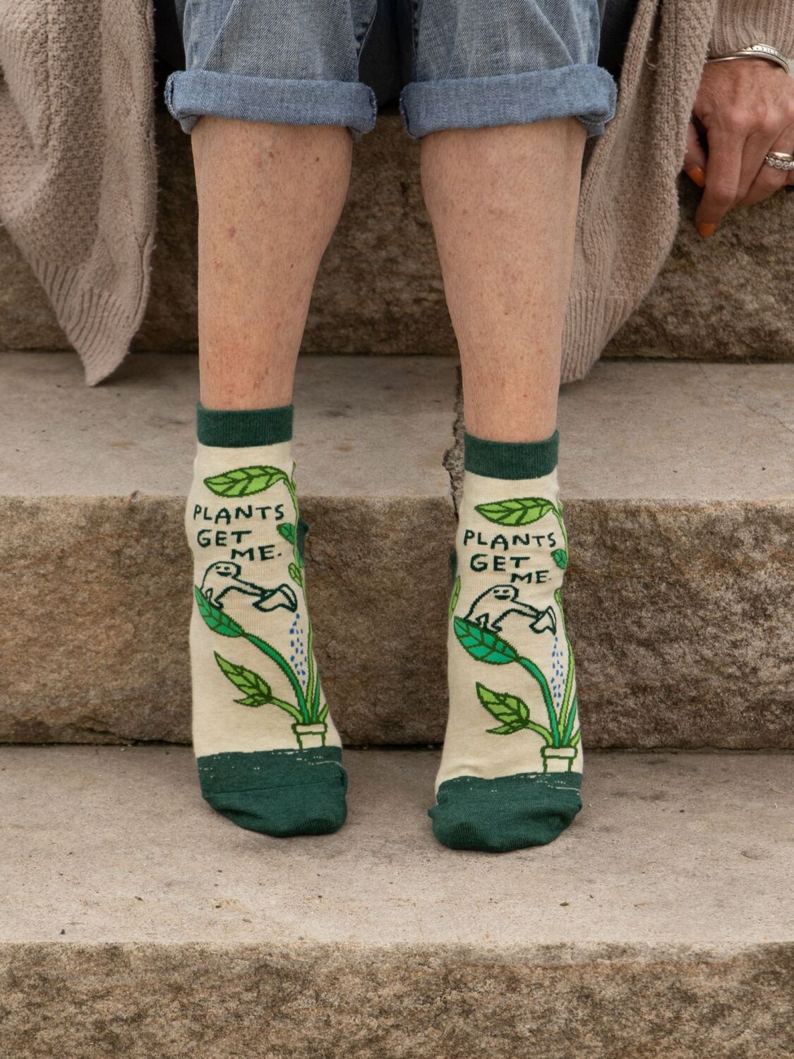 Plants Get Me Womens Ankle Socks