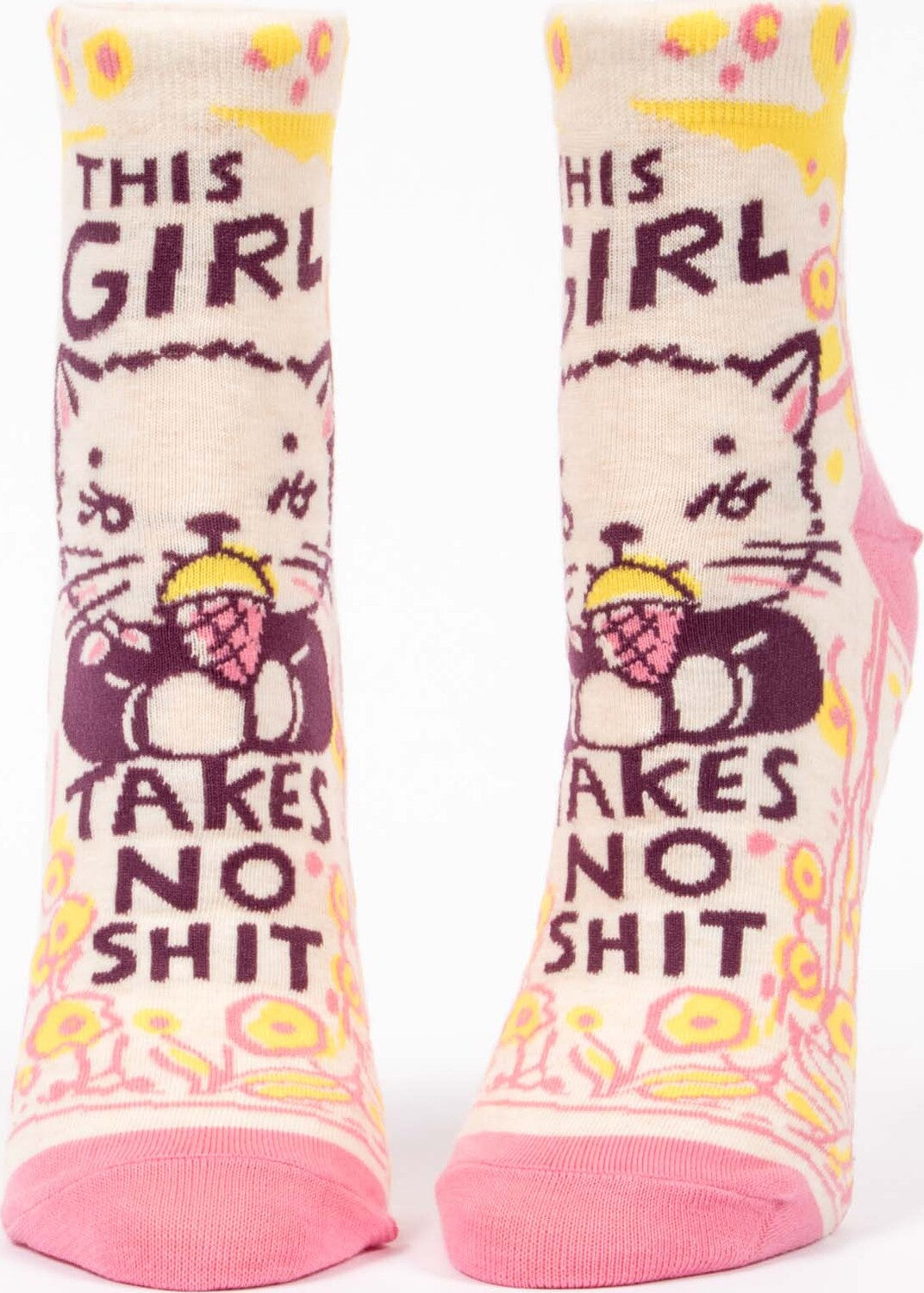 This Girl Takes No Shit Womens Ankle Socks