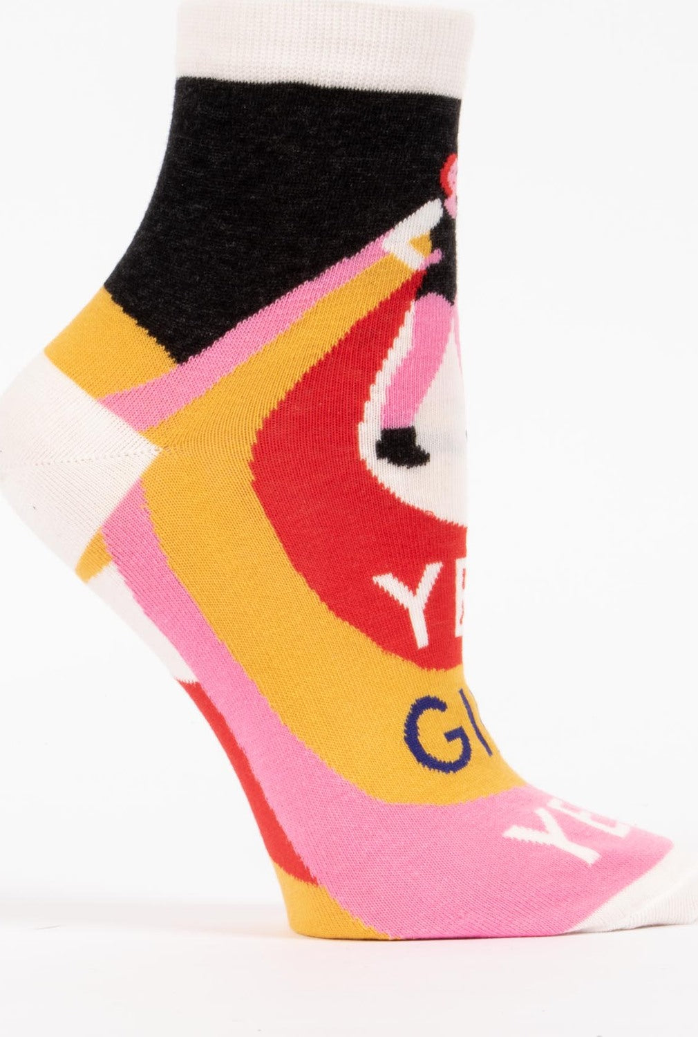 Yes, Girl, Yes Womens Ankle Socks