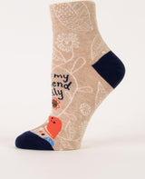 Love My Lil' Friend Family Womens Ankle Socks