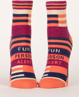 Fun Person Alert Womens Ankle Socks