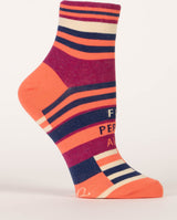 Fun Person Alert Womens Ankle Socks
