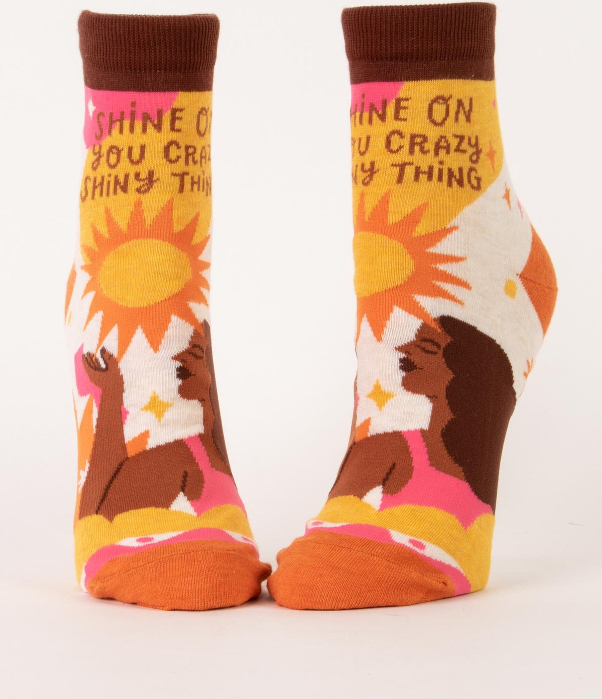 Shine On You Crazy Shiny Thing Womens Ankle Socks