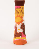 Shine On You Crazy Shiny Thing Womens Ankle Socks