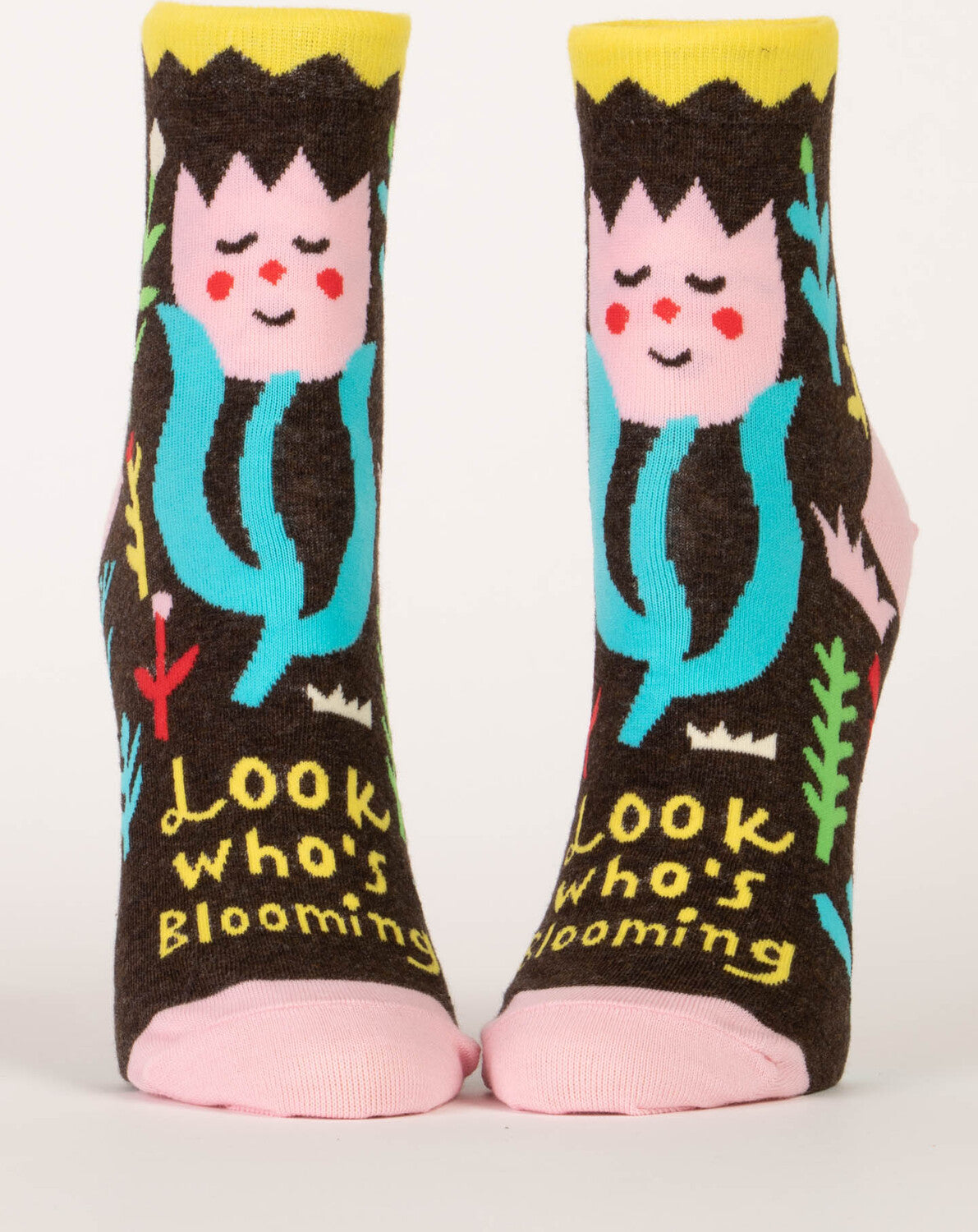 Look Who's Blooming Womens Ankle Socks