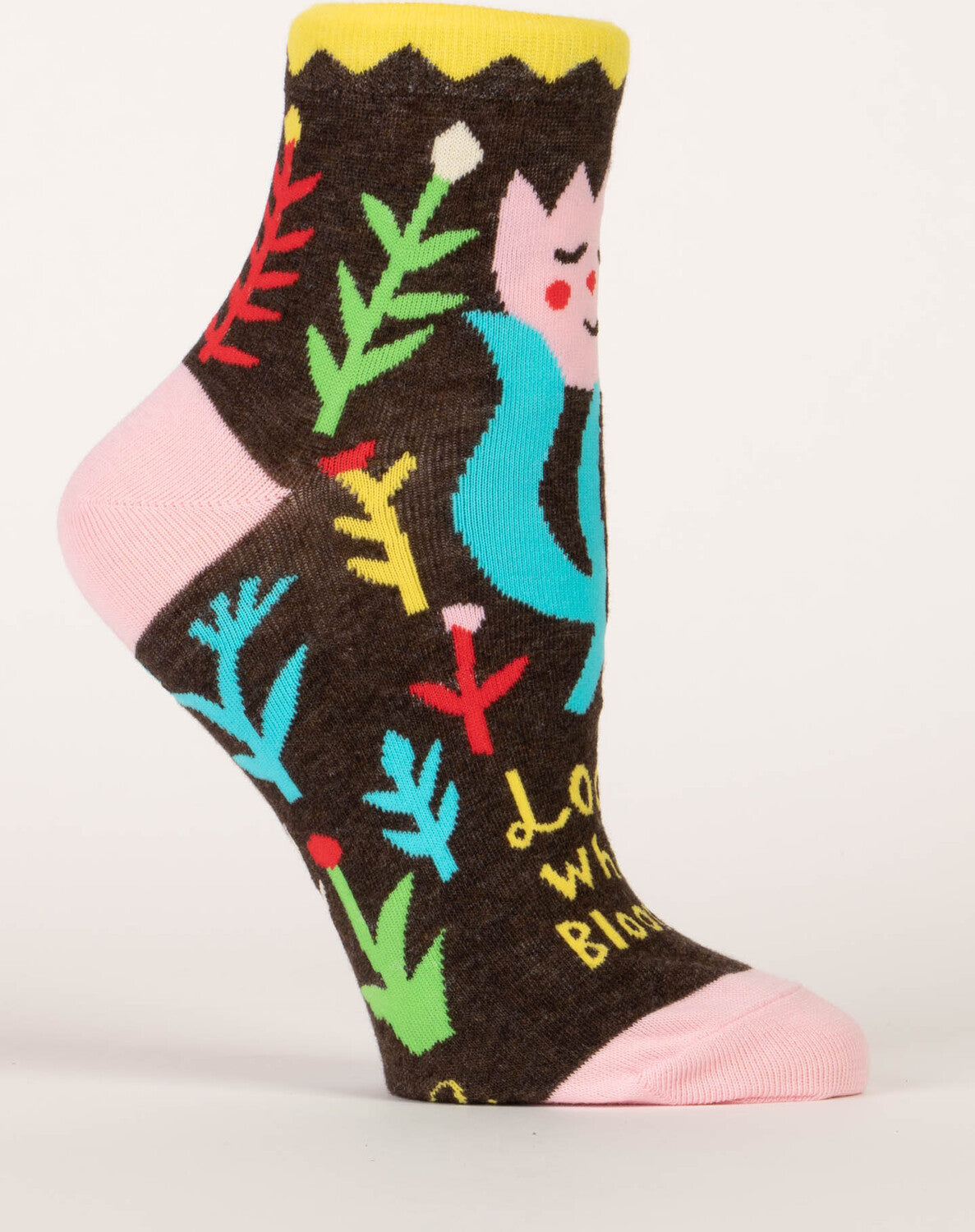 Look Who's Blooming Womens Ankle Socks