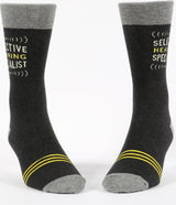 Selective Hearing Mens Crew Socks