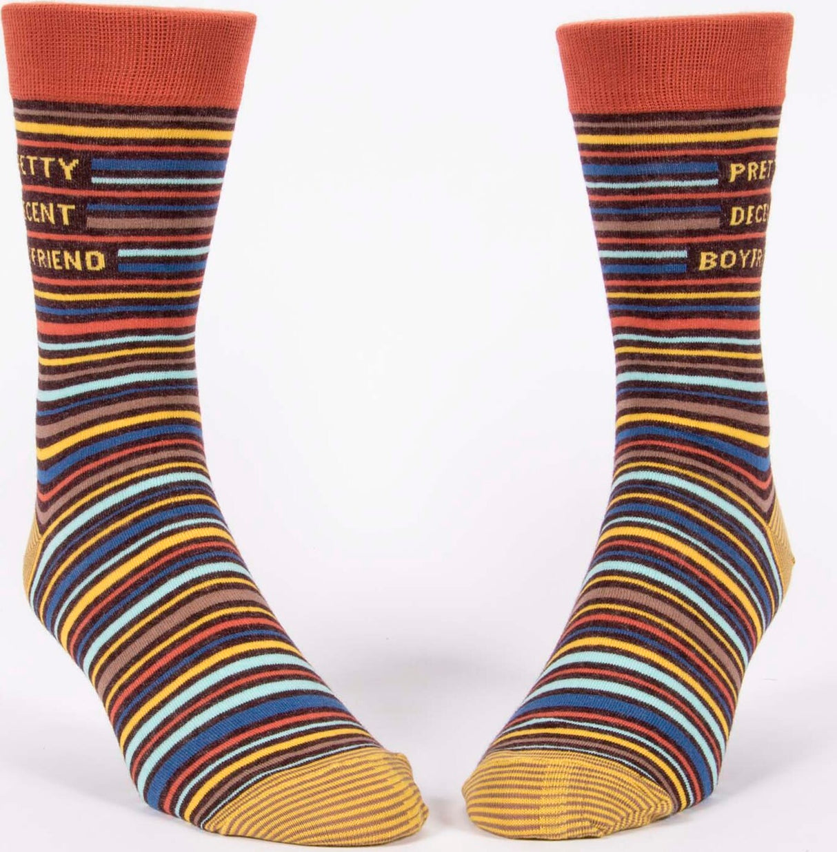 Pretty Decent Boyfriend Mens Crew Socks