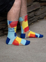 Cool-A** Grandpa Mens Crew Socks