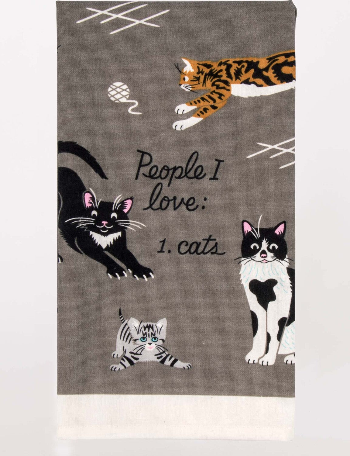 People I Love: Cats Dish Towel