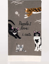 People I Love: Cats Dish Towel