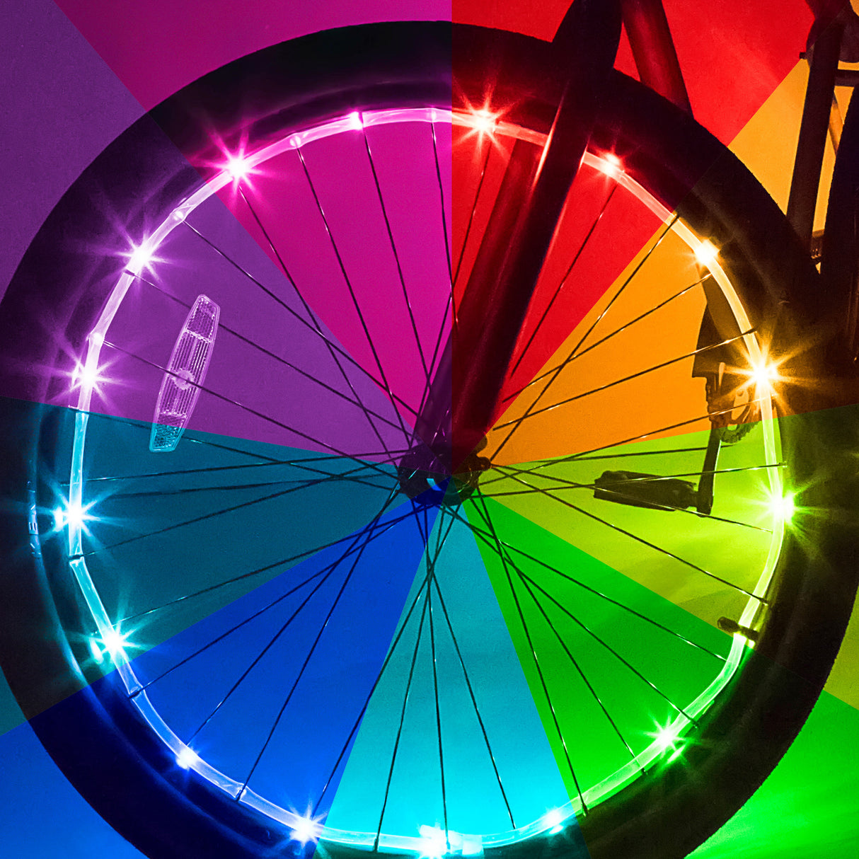 Brightz, Ltd. Color Morphing Wheel Brightz LED Bicycle Light