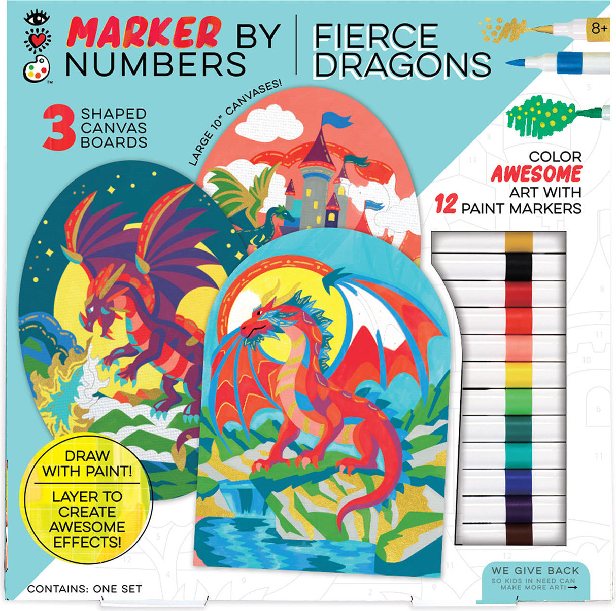 Marker By Number- Dragons