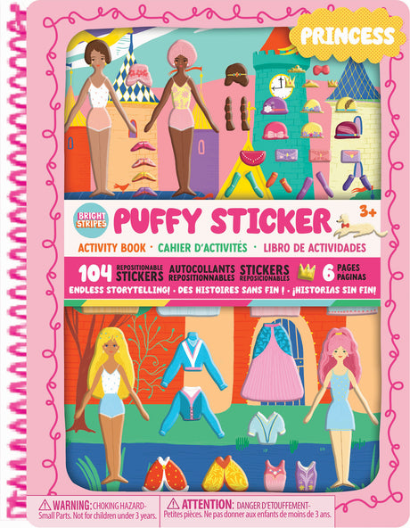 Puffy Sticker Books- Princess